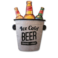 Thumbnail for Industrial Iron Barrel Beer Bottle Wall Decor