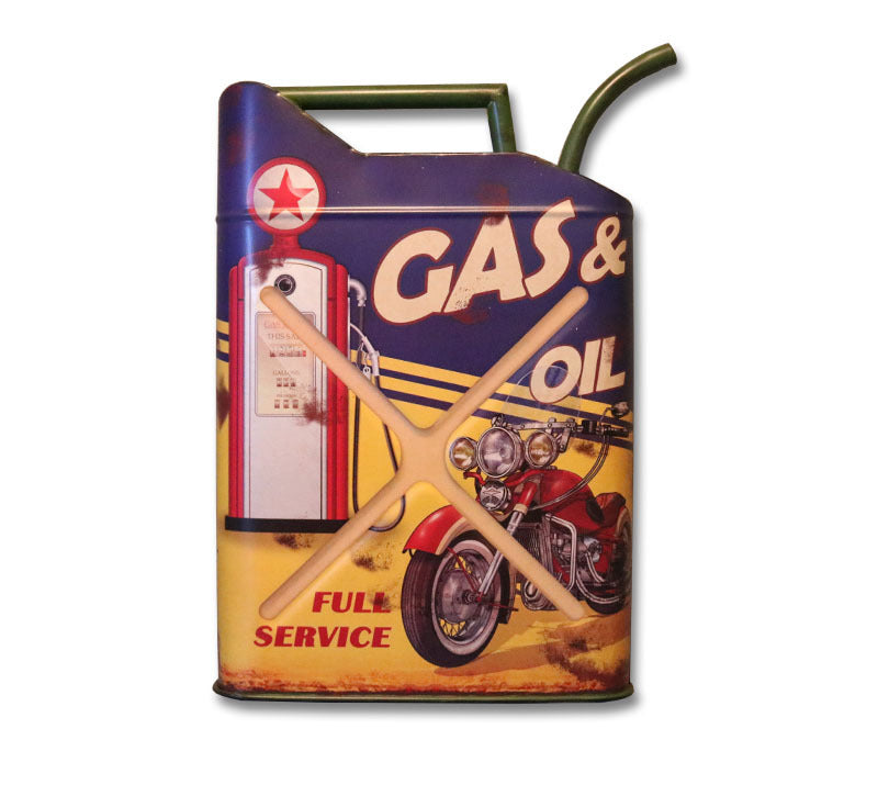 American Country Retro Iron Oil Drum Decorative Wall Hanging