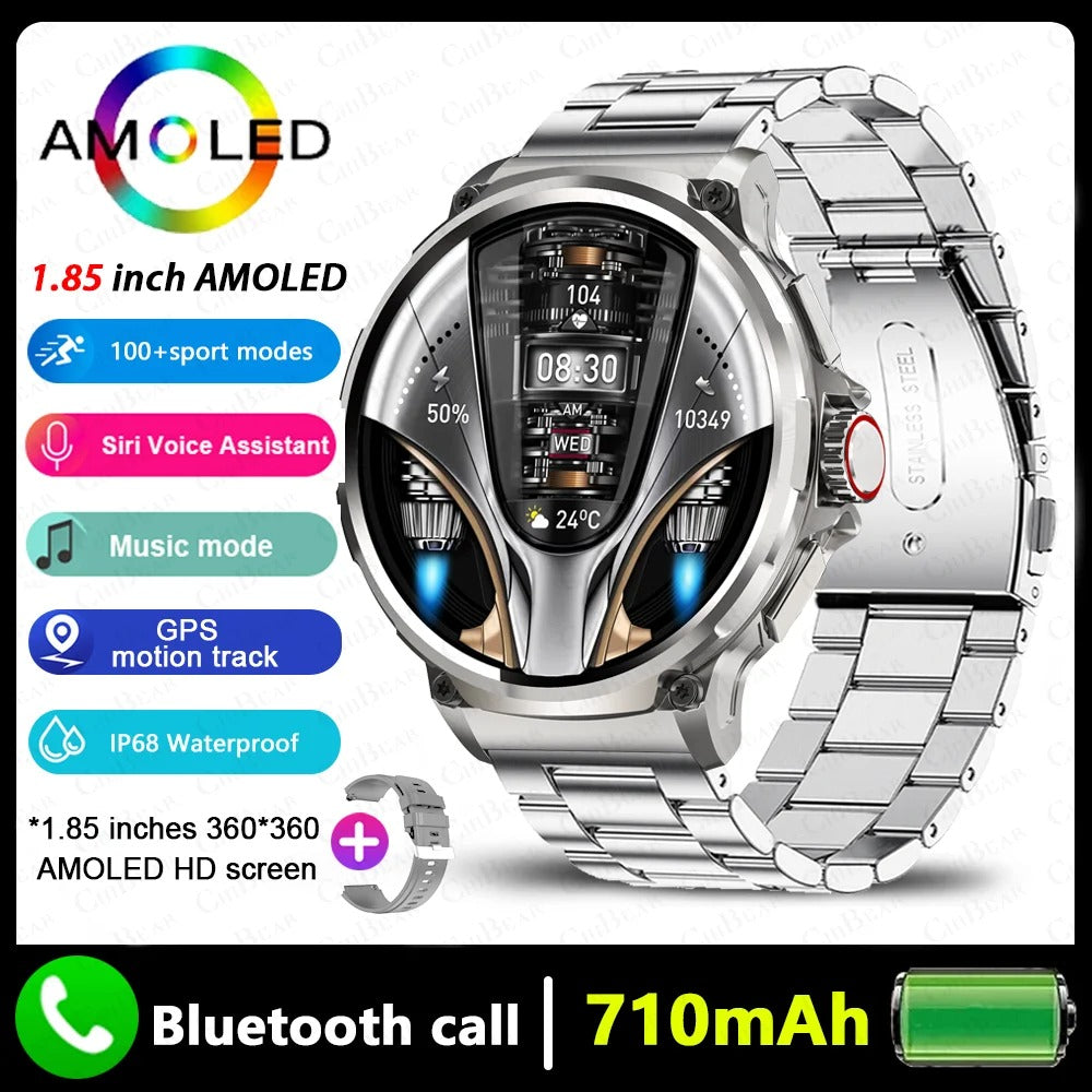 V69 All-Function Smartwatch: 1.85" Display, Bluetooth Calls, Multi-Sport Tracking & Water Resistance