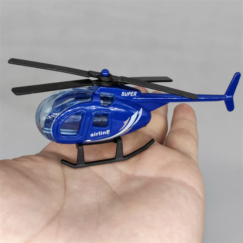 Mini Alloy Helicopter Model Toys Collection Model