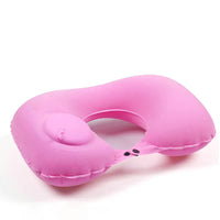 Thumbnail for New Portable Inflatable U-Shaped Neck Pillow for Travel