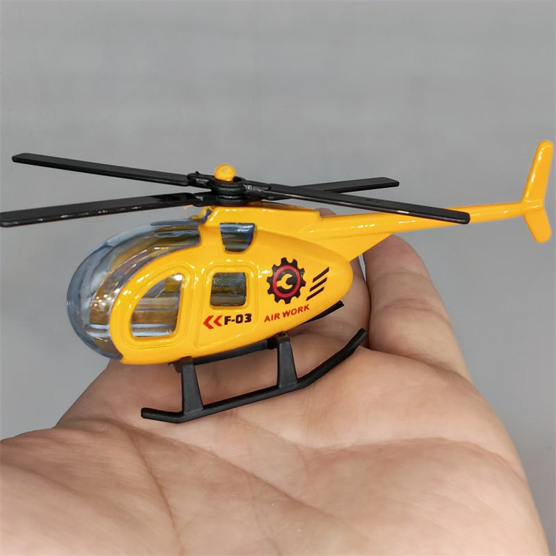 Mini Alloy Helicopter Model Toys Collection Model