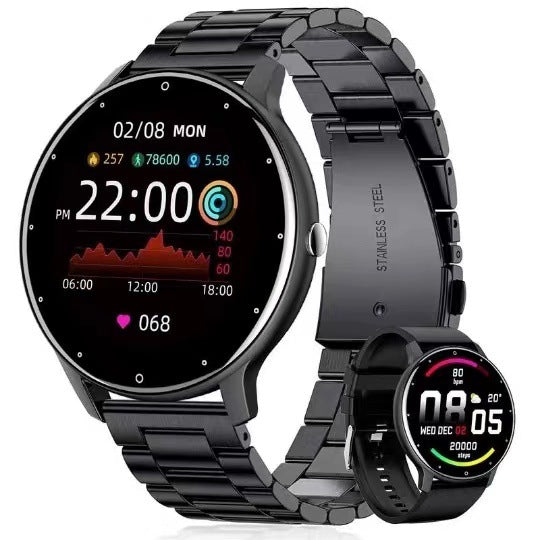 ZL02D Waterproof Smart Bracelet: Heart Rate, Blood Pressure & Sleep Tracking for Active Lifestyles