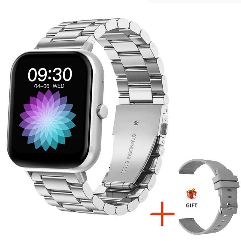 ZL54C+ Unisex Smart Watch: Music Control, 24H Health Monitor & 100+ Sport Modes - Waterproof & Versatile