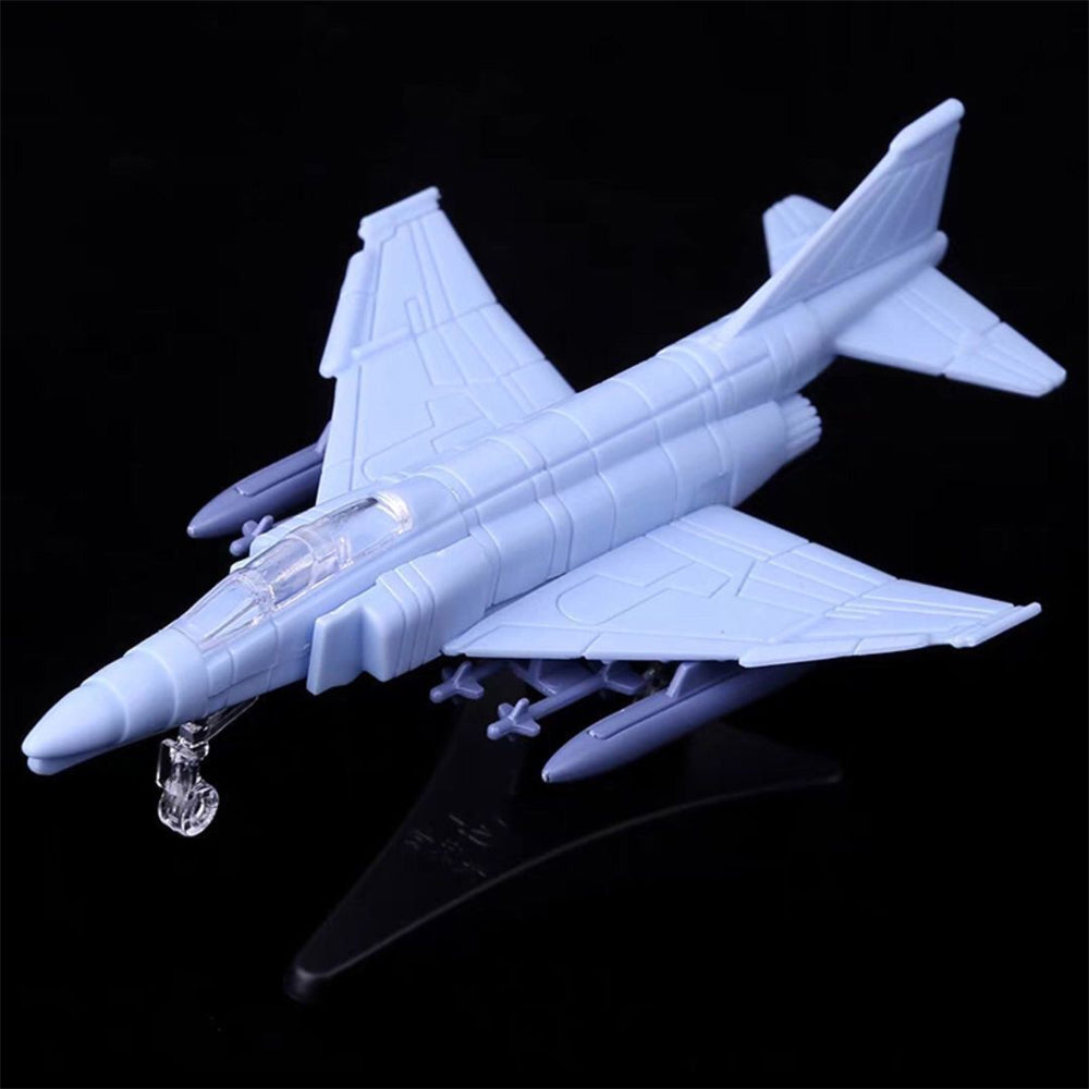 Airplane Assembly Model Puzzle Building Mini Plastic Military Random color Model