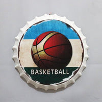 Thumbnail for Retro Wrought Iron Beer Cap Iron Painting Wall Decoration