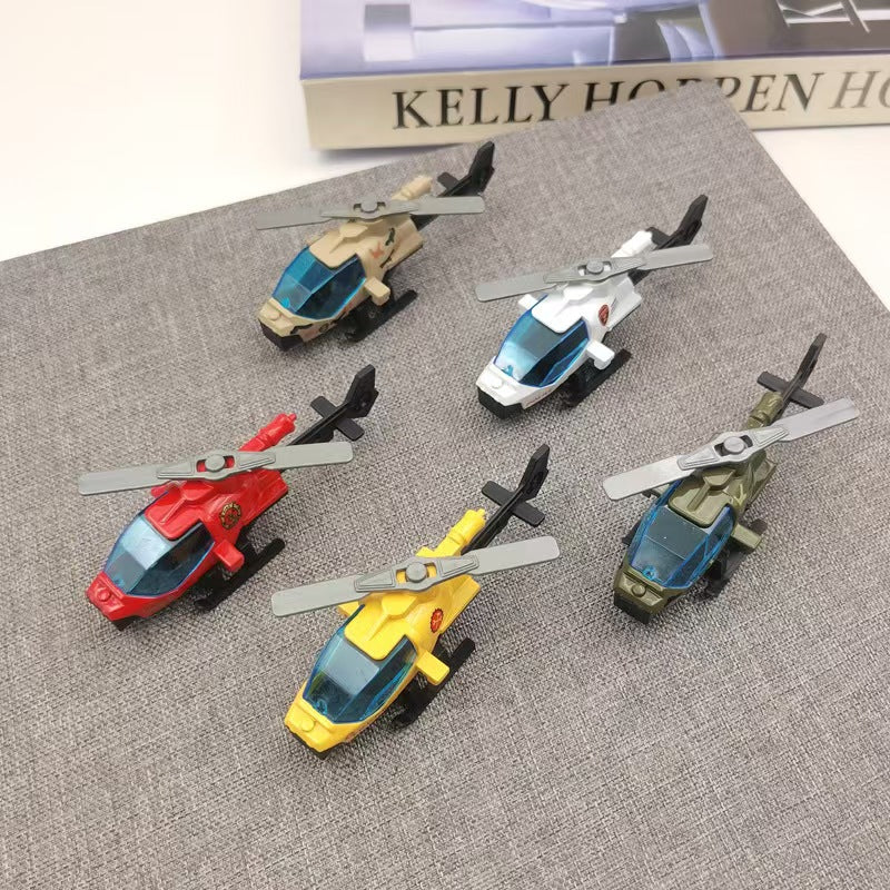 Mini Alloy Combat Helicopters Model Toys Collection Model