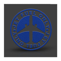 Thumbnail for JET FUEL ONLY Blue Designed Stickers