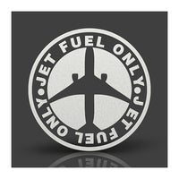 Thumbnail for JET FUEL ONLY Silver Designed Stickers