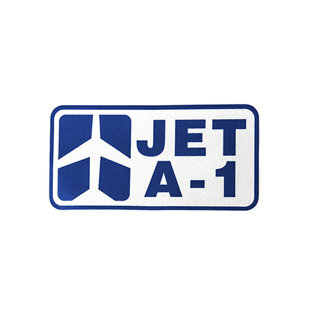 JET A-1 Blue Designed Stickers