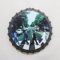 Thumbnail for Retro Wrought Iron Beer Cap Iron Painting Wall Decoration