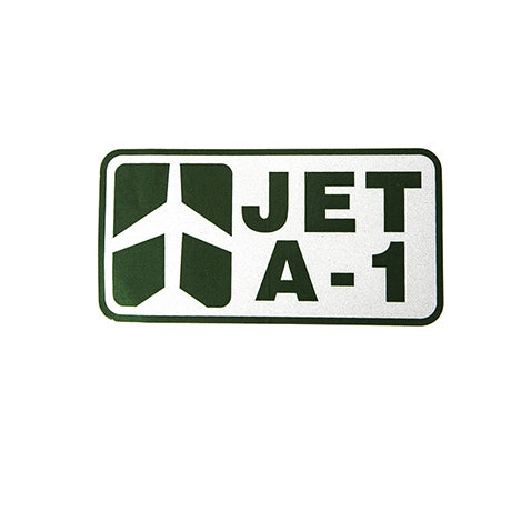JET A-1 Green Designed Stickers