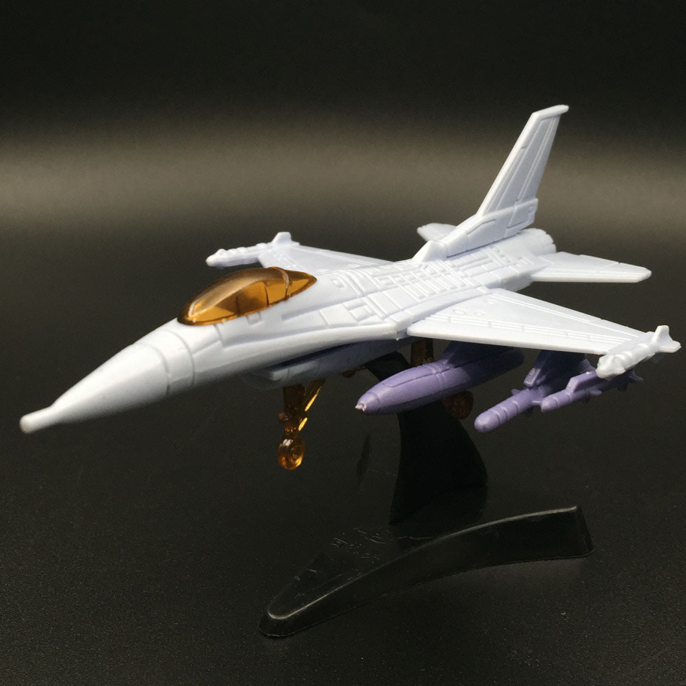 Airplane Assembly Model Puzzle Building Mini Plastic Military Random color Model