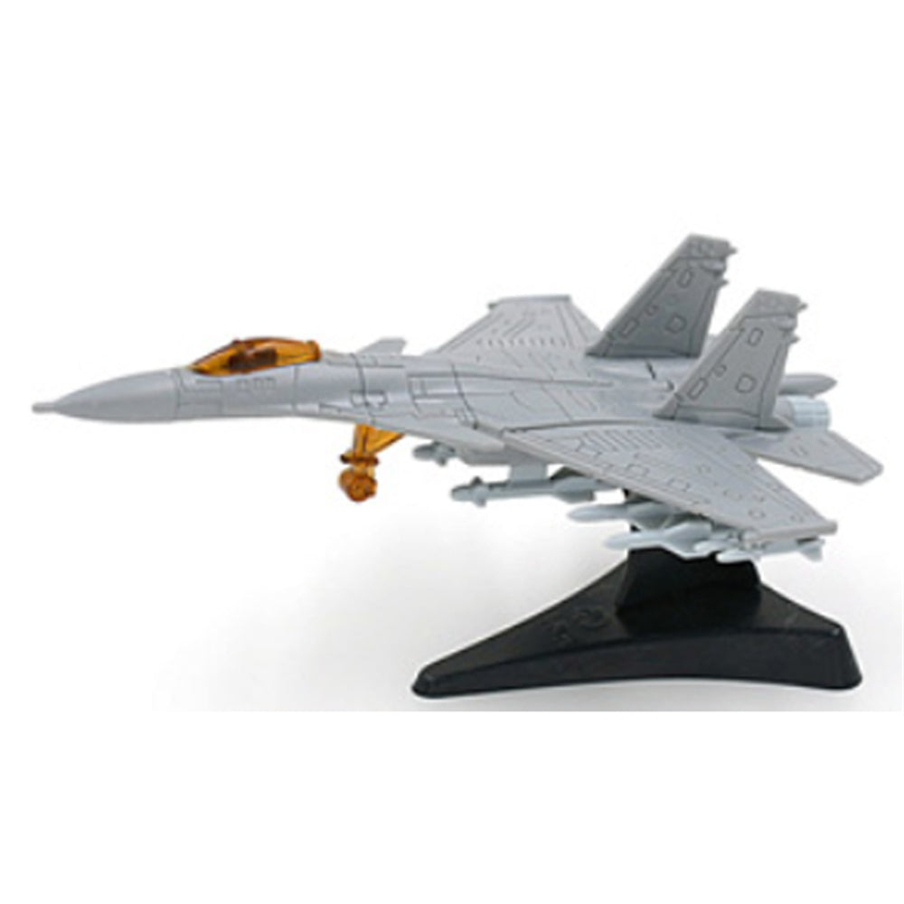 Airplane Assembly Model Puzzle Building Mini Plastic Military Random color Model