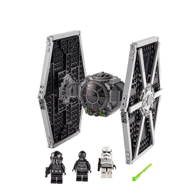 TIE Fighter 75300 (Bagged Without Box) Building Blocks aviation themed Lego-style model aircraft in ABS plastic.
