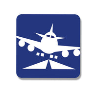 Thumbnail for Aircraft Approach Blue Designed Stickers