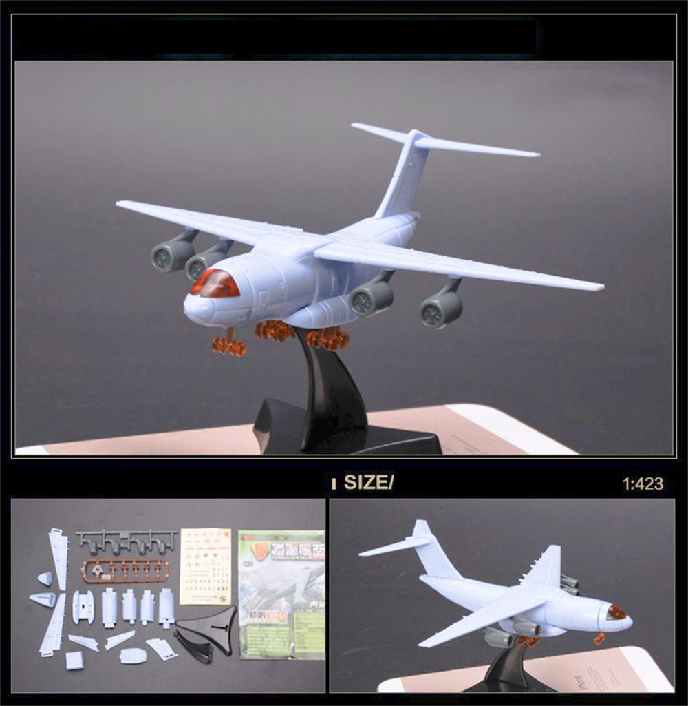 Airplane Assembly Model Puzzle Building Mini Plastic Military Random color Model