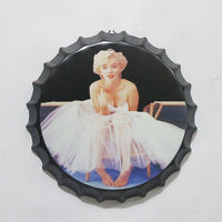 Thumbnail for Retro Wrought Iron Beer Cap Iron Painting Wall Decoration