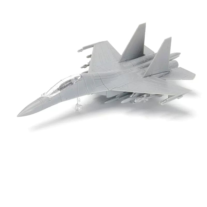 Airplane Assembly Model Puzzle Building Mini Plastic Military Random color Model