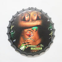 Thumbnail for Retro Wrought Iron Beer Cap Iron Painting Wall Decoration