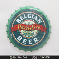 Thumbnail for Retro Wrought Iron Beer Cap Iron Painting Wall Decoration