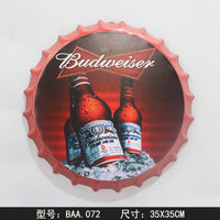 Thumbnail for Retro Wrought Iron Beer Cap Iron Painting Wall Decoration