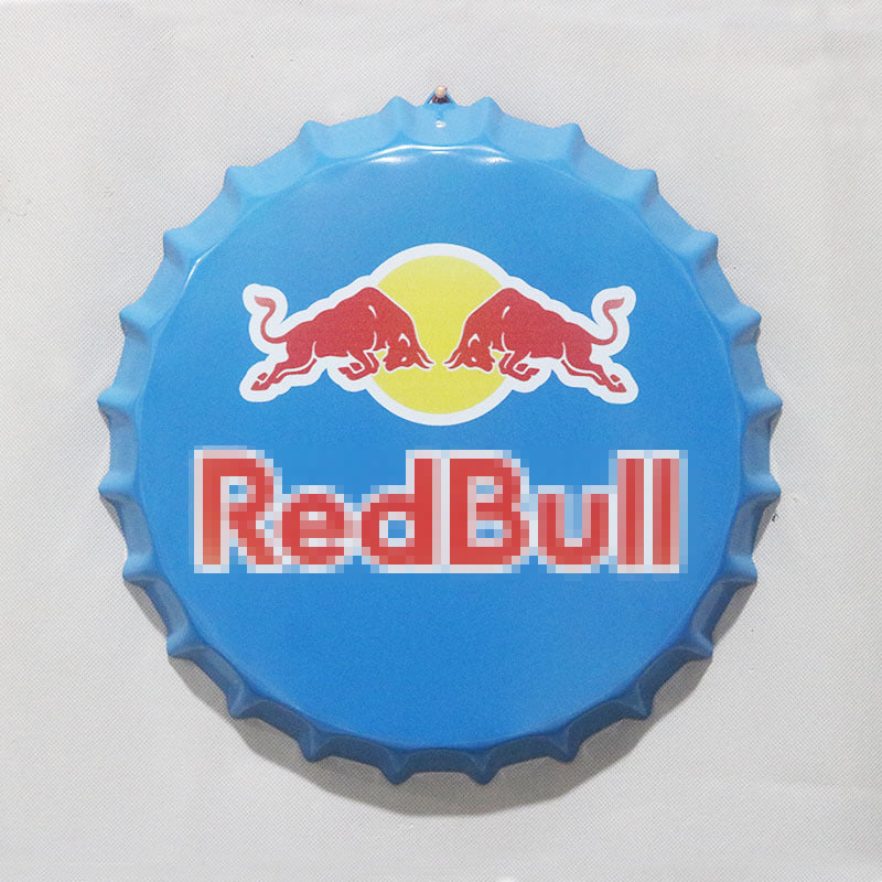 Retro Wrought Iron Beer Cap Iron Painting Wall Decoration