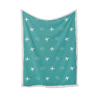 Thumbnail for Salta Martín Miguel de Güemes International Airport (SLA) Bedding Sets & Blankets - Blanket - Pattern - Turquoise