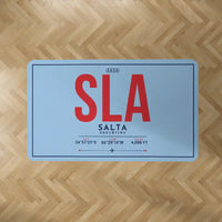Thumbnail for Salta Martín Miguel de Güemes International Airport (SLA) Carpets - Carpet Rectangle - ID Tag - Light Blue