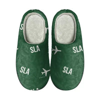 Thumbnail for Salta Martín Miguel de Güemes International Airport (SLA) Slippers & Flip Flops - Slippers - Cotton - Pattern - Green
