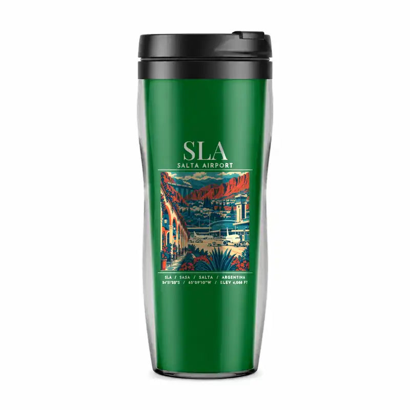 Salta Martín Miguel de Güemes International Airport (SLA) Travel Mugs - Poster - Plastic (No Holder) - Green