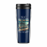 Thumbnail for Salt Lake City International Airport (SLC) Travel Mugs - Poster - Plastic (No Holder) - Dark Blue