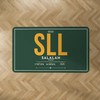Thumbnail for Salalah Airport (SLL) Carpets - Carpet Rectangle - ID Tag - Dark Green