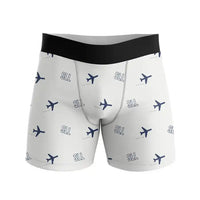 Thumbnail for Salalah Airport (SLL) Men Boxers - Pattern - White