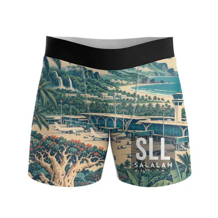 Salalah Airport (SLL) Men Boxers - Scene