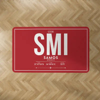 Thumbnail for Samos International Airport (SMI) Carpets - Carpet Rectangle - ID Tag - Red