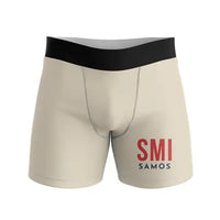 Thumbnail for Samos International Airport (SMI) Men Boxers - Code - Beige