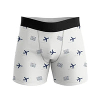 Thumbnail for Samos International Airport (SMI) Men Boxers - Pattern - White