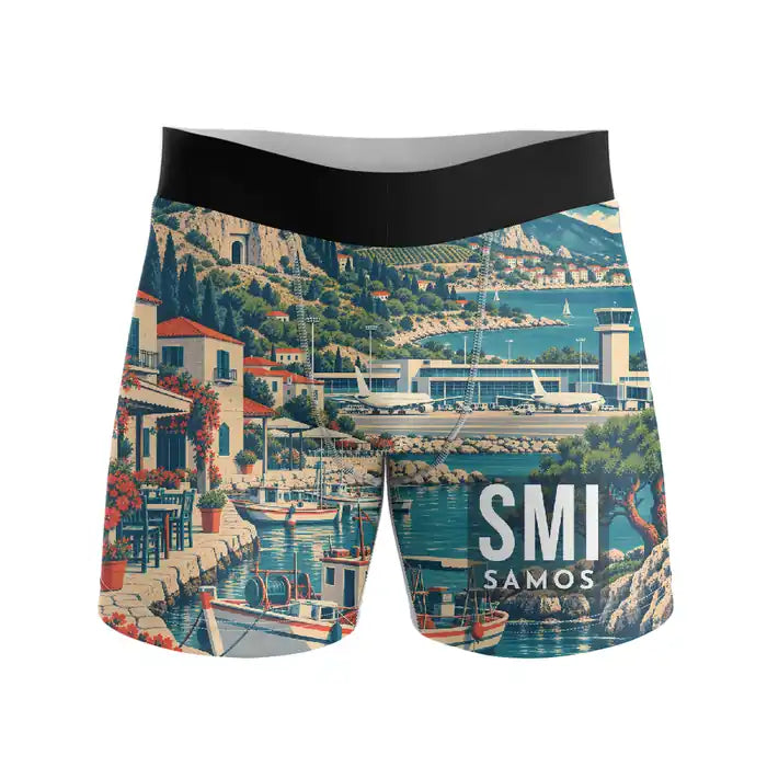 Samos International Airport (SMI) Men Boxers - Scene