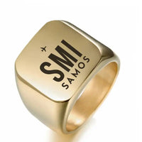 Thumbnail for Samos International Airport (SMI) Rings - Ring - Golden