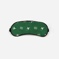 Thumbnail for Samos International Airport (SMI) Sleep Masks - Sleep Mask - Pattern - Green