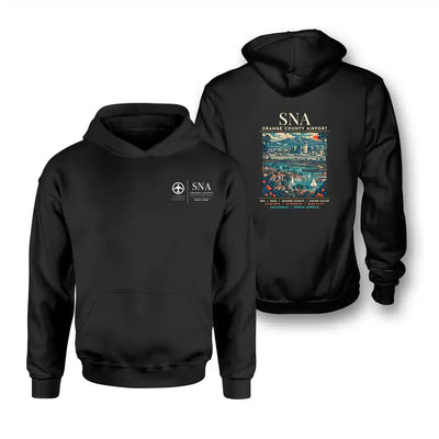 SNA - Poster - Double-Side Hoodie - Black