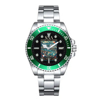 Thumbnail for John Wayne Airport, Orange County (SNA) Aviator Watches - Poster - Premium Diver - Green
