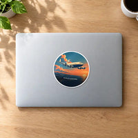 Thumbnail for SNCASE SE.161-P7 Languedoc - 3D - Circle Sticker - MacBook