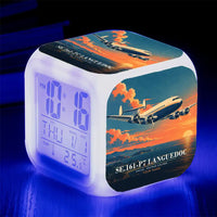 Thumbnail for SNCASE SE.161-P7 Languedoc - 3D + Name - Alarm Clock