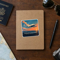 Thumbnail for SNCASE SE.161-P7 Languedoc - 3D - Square Sticker - Notebook