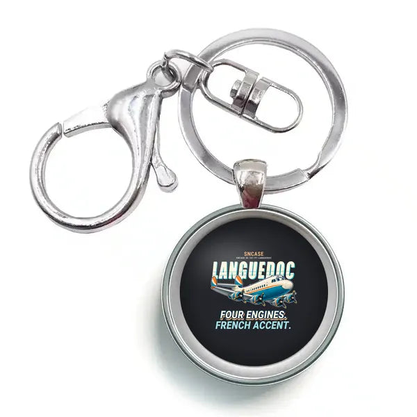 SNCASE SE.161-P7 Languedoc - Cartoon - Circle Key Chain - Black