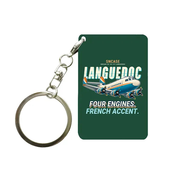SNCASE SE.161-P7 Languedoc - Cartoon - Key Chain - Dark Green
