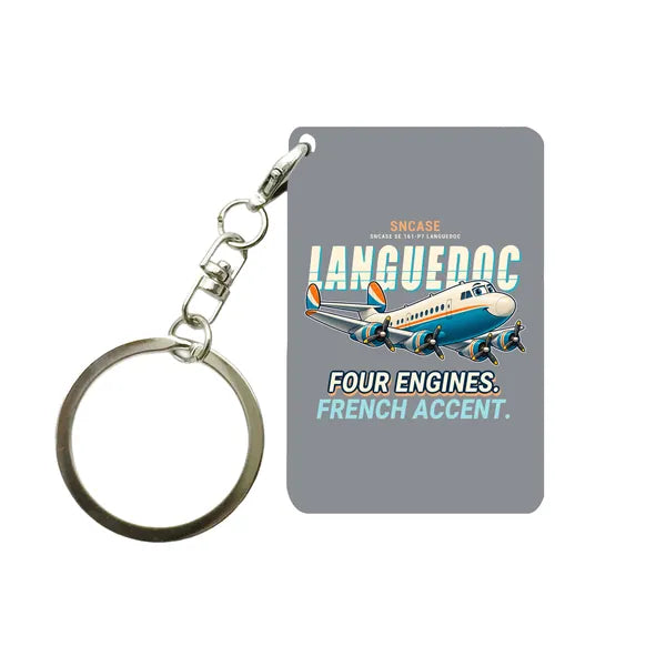 SNCASE SE.161-P7 Languedoc - Cartoon - Key Chain - Gray