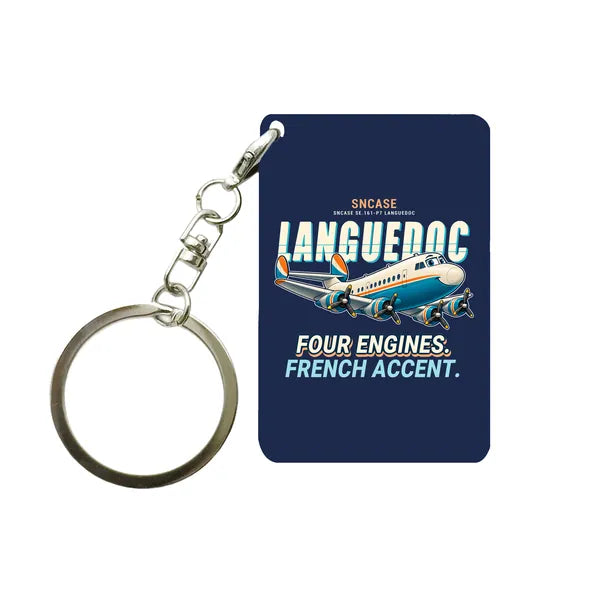 SNCASE SE.161-P7 Languedoc - Cartoon - Key Chain - Navy Blue